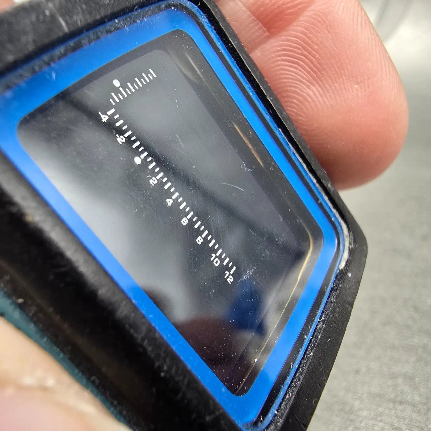 Nixon Lodown Watch Men 41mm Black Blue Digital Rectangle RUSTED!!! PARTS11
