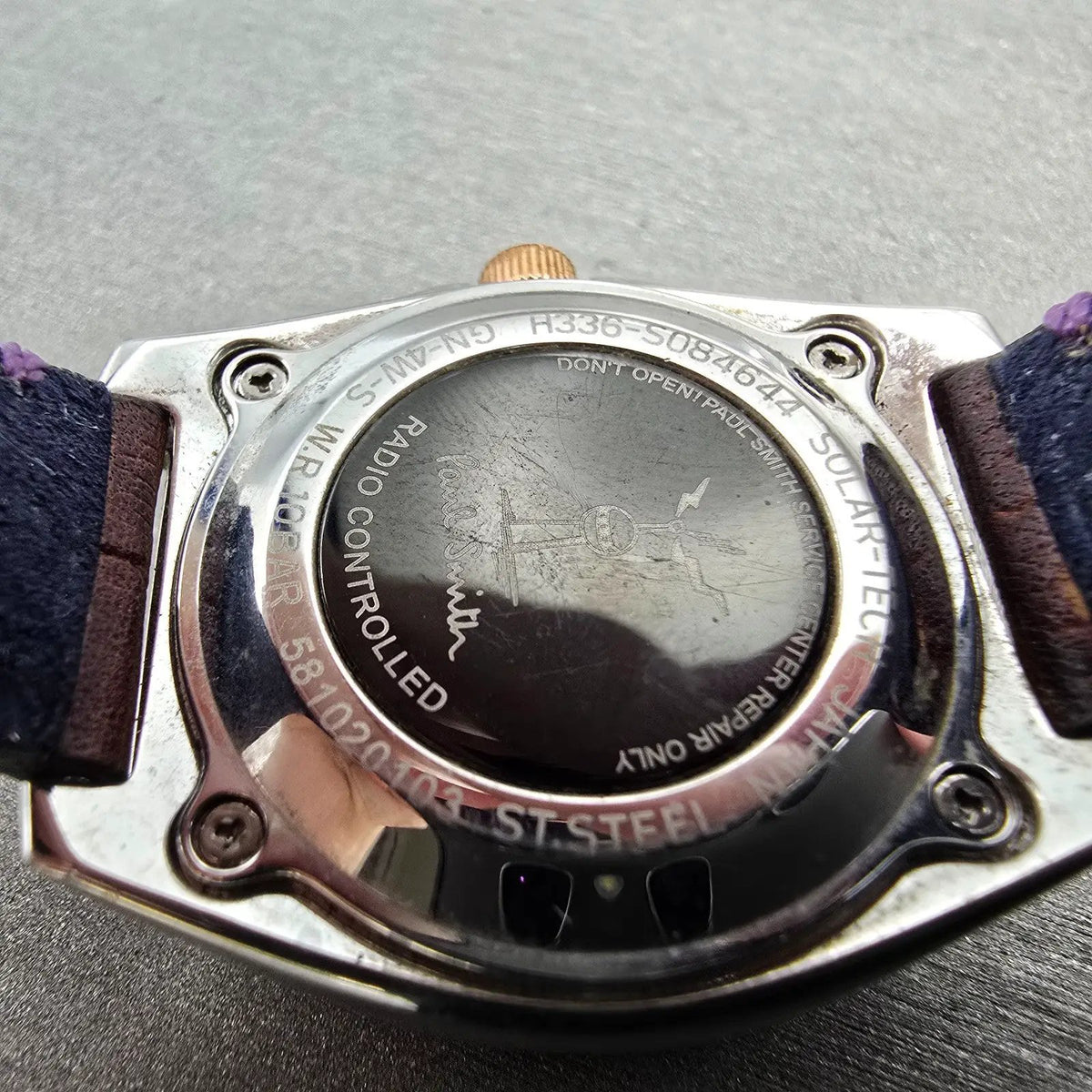 Paul Smith Watch Women 31mm Rose Dial Two Tone Atomic Round PARTS H336-S08464410