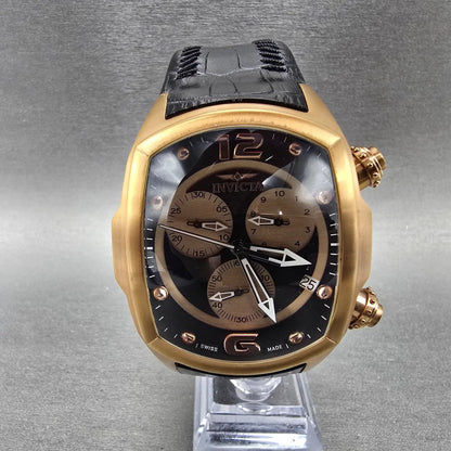 Invicta Lupah Chronograph Watch Men 47mm Back Dial Rose Gold 6736 READ! New Batt0