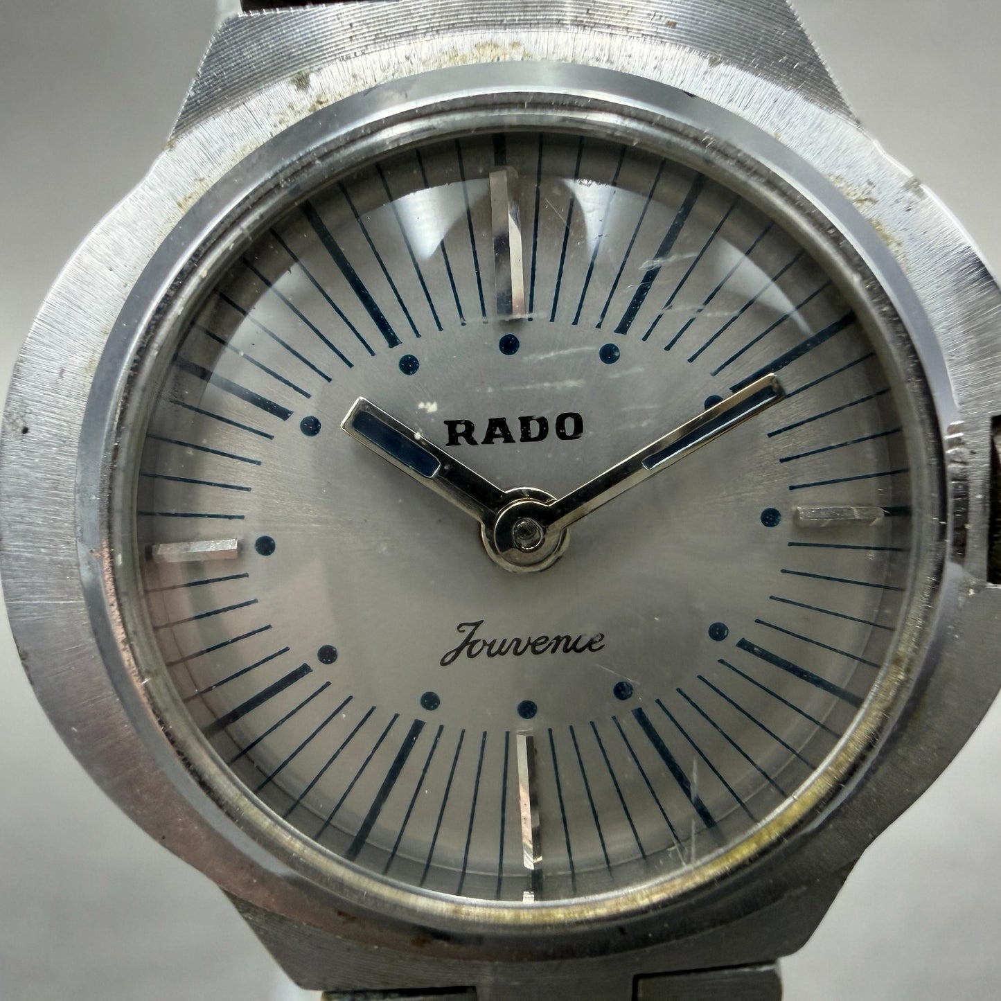 Rado Fourence Watch Women 24mm Silver Dial Silver Tone Oval Manual Wind Runs VTG1