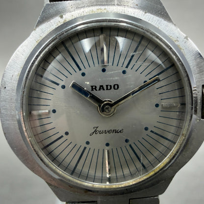 Rado Fourence Watch Women 24mm Silver Dial Silver Tone Oval Manual Wind Runs VTG1
