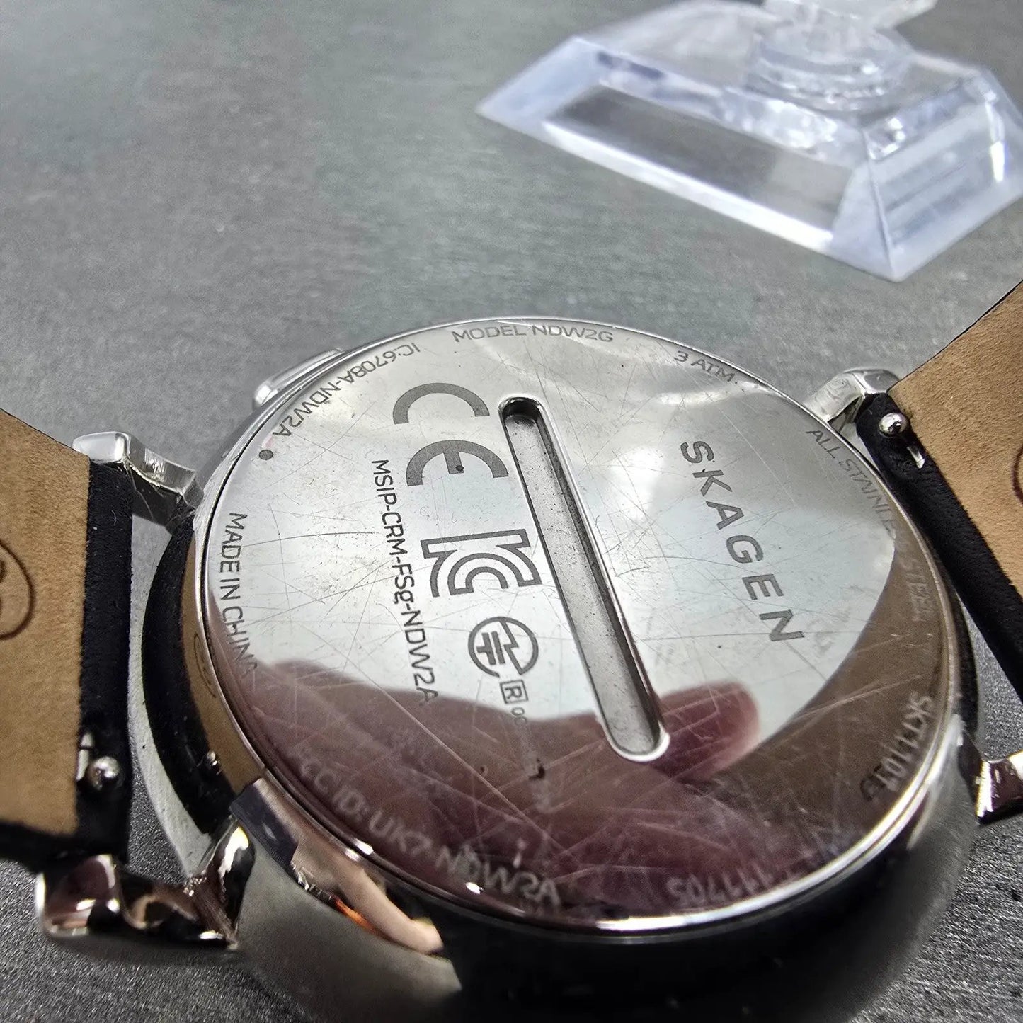 Skagen Connected Watch Men 42mm Silver Dial Silver Tone SKT1101 New Battery9