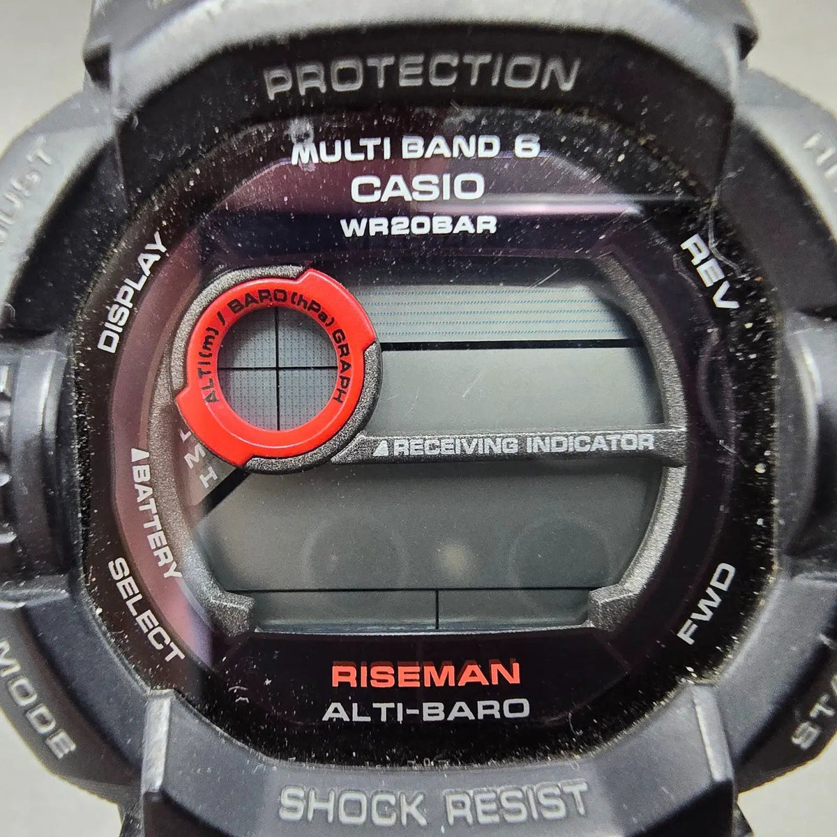 Casio G-Shock Riseman GW-9200 Watch Men 45mm Black Alti Baro Solar Atomic PARTS2