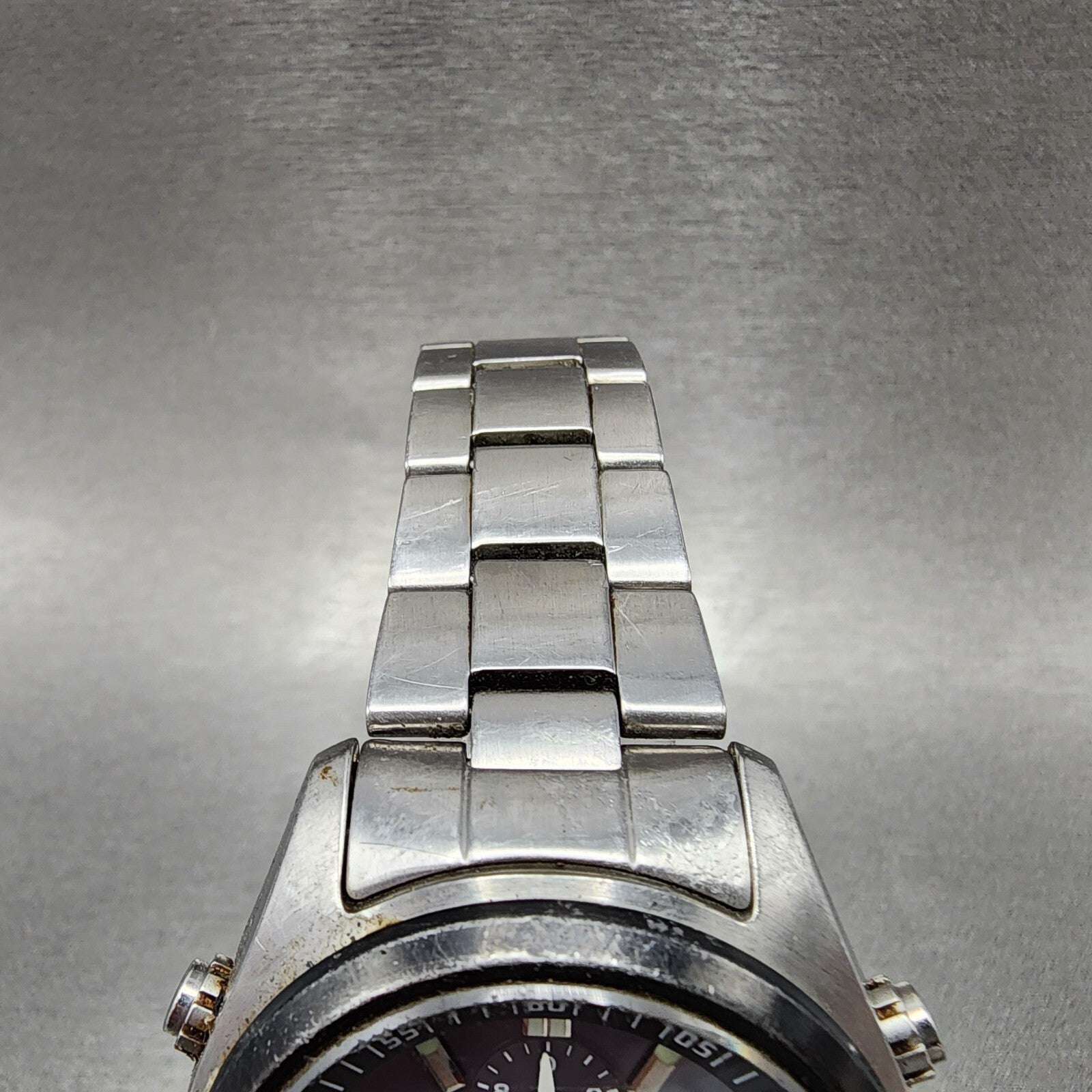 Casio Waveceptor WVQ500 Watch Men 42mm Black Dial Steel Analog Digital Works A14