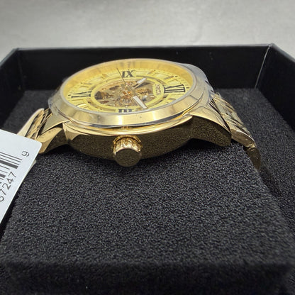 Invicta Objet D Art Watch Men 41mm Skeleton Dial Gold Tone Automatic 691295