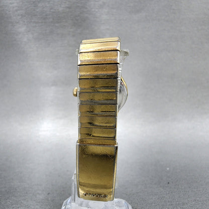 Seiko Watch Women 25mm Champagne Dial Gold Tone Manual Round 11040250 Runs7