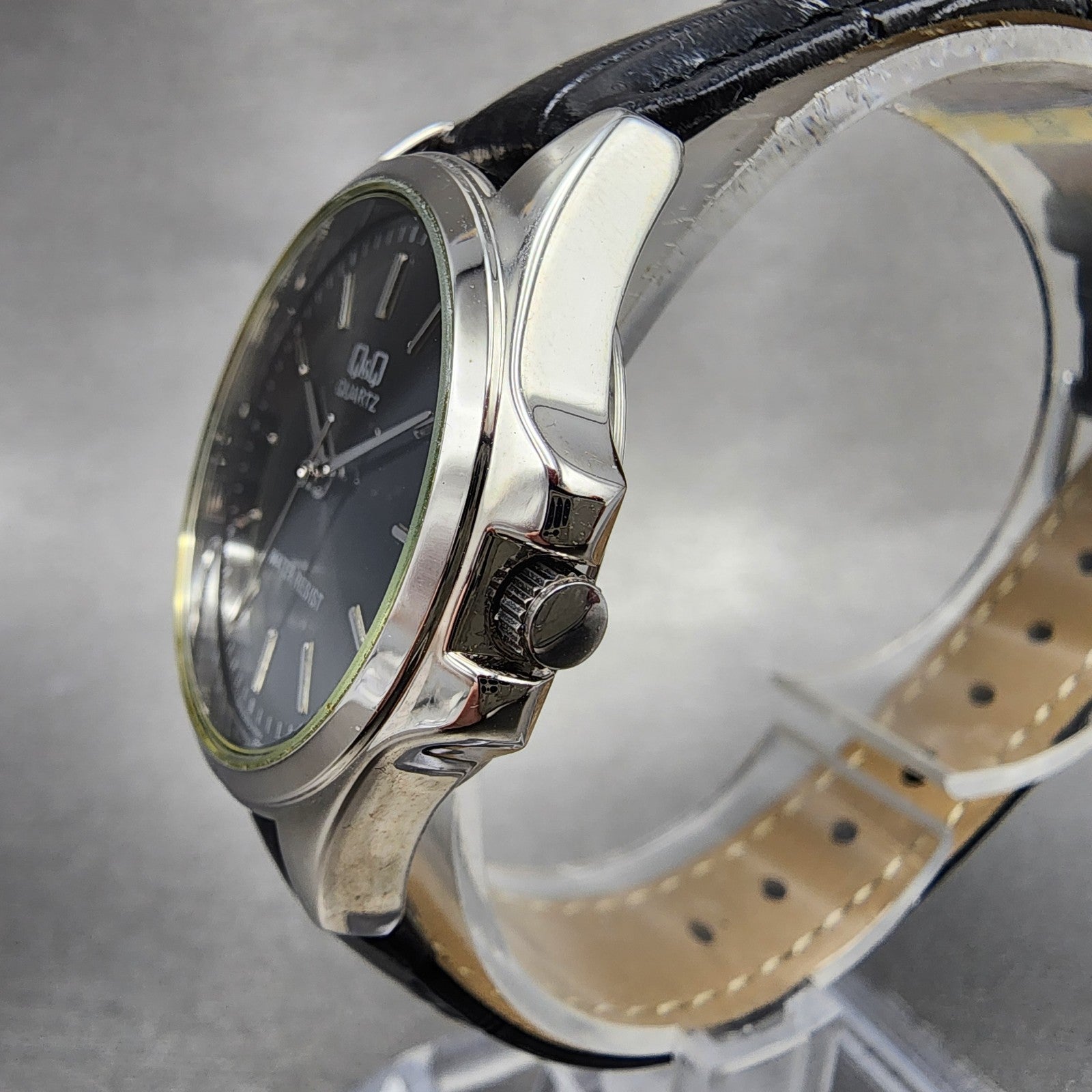 Citizen Q&Q Watch Women 30mm Gray Dial Silver Tone Round New Battery2