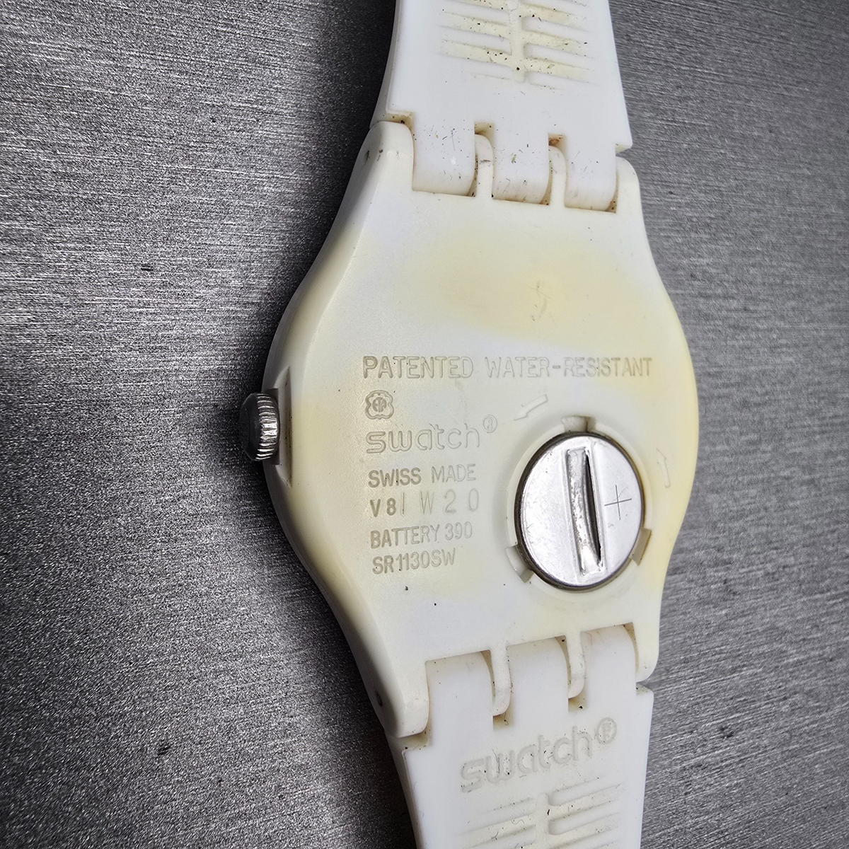 Swatch Perfect Ride Watch Men 41mm White Dial White Case SUOW701J New Battery12