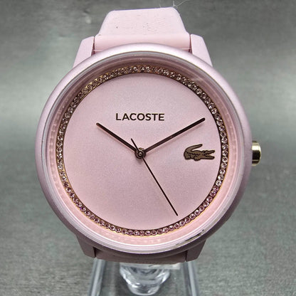 Lacoste 12.12 Go Watch Women 36mm Pink Dial Pink Tone Round New battery0