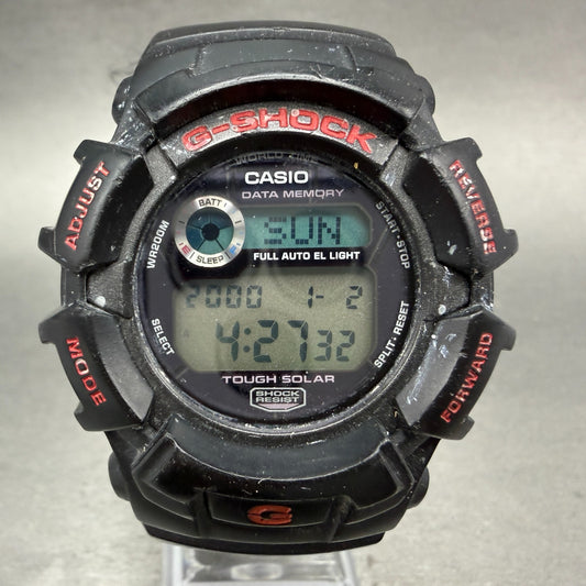 Casio G-Shock G-2300B Watch Men 47mm Digital Black Solar Alar, Chrono PARTS0