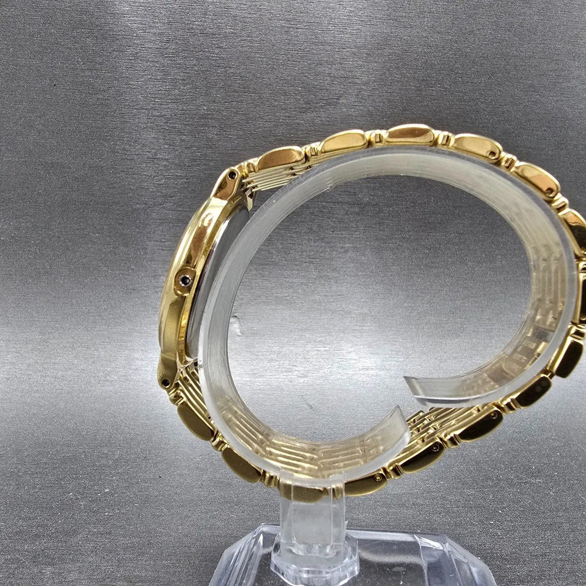 Seiko 7N29-F070 Watch Case & Bracelet Gold Tone Round 33mm W/Crystal Vintage6