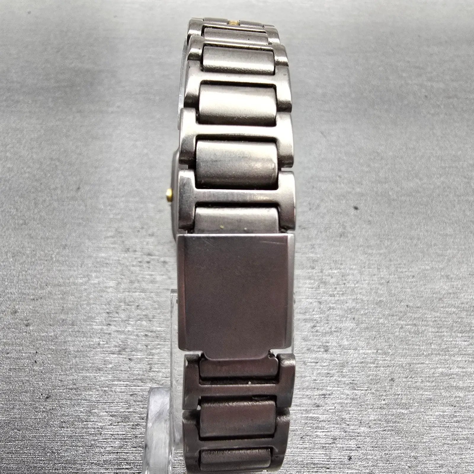 Citizen Tank Watch Women 22mm White Dial Titanium Rectangle 5431-F42341 New Batt7