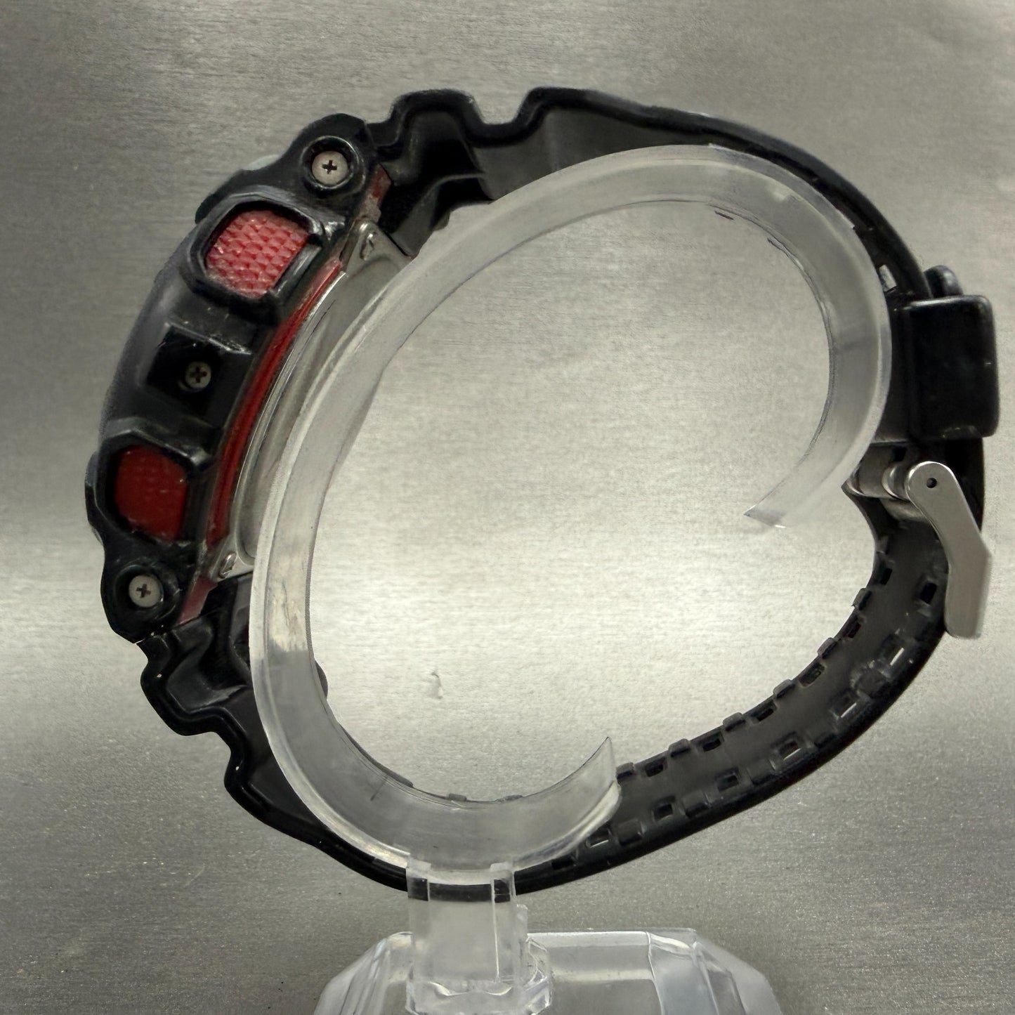 Casio G-Shock GA-100 Watch Men 51mm Black Red Alarm Chrono Daydate New Battery6