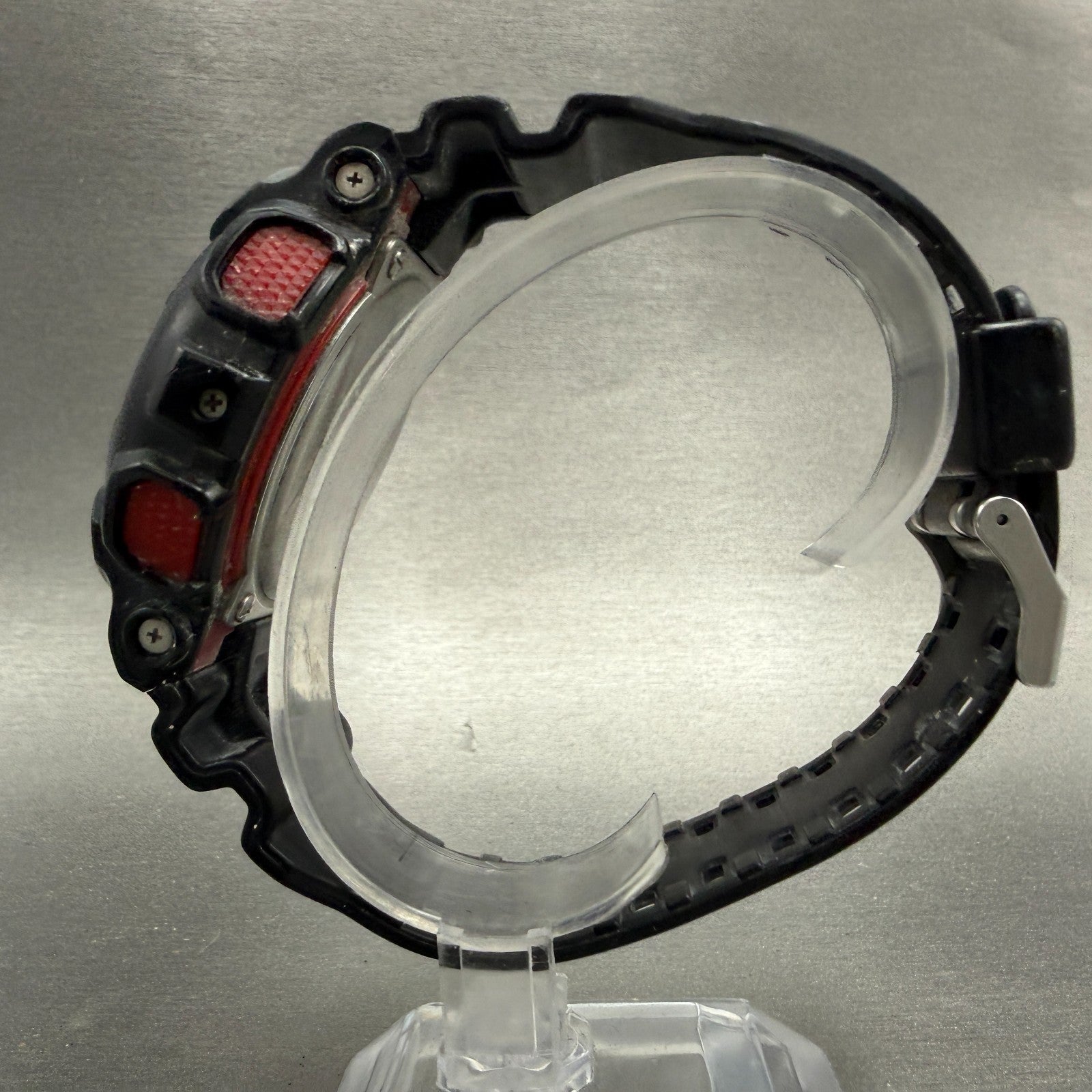 Casio G-Shock GA-100 Watch Men 51mm Black Red Alarm Chrono Daydate New Battery6
