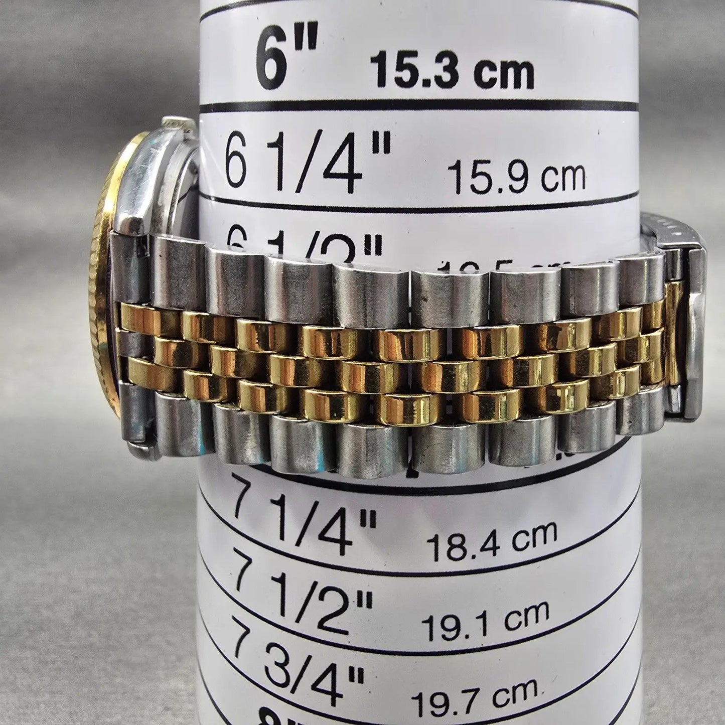 Seiko President Watch Men 35mm Gold Dial Two Tone Daydate 7N43-8111 New Battery9