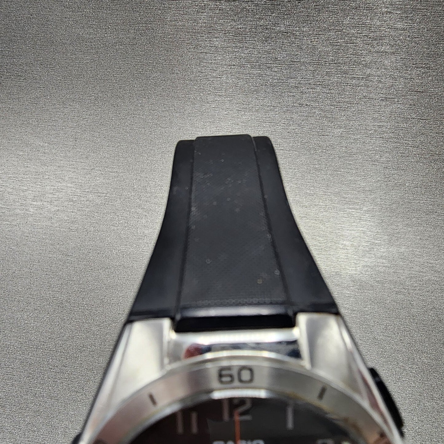 Casio Wave Ceptor Watch Men 43mm Black Dial Silver Tone Analog Digital  Solar4