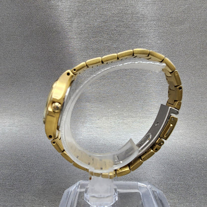 Citizen ecoDrive WR 100 Watch Women 26mm Silver Dial Gold Tone Daydate Runs6