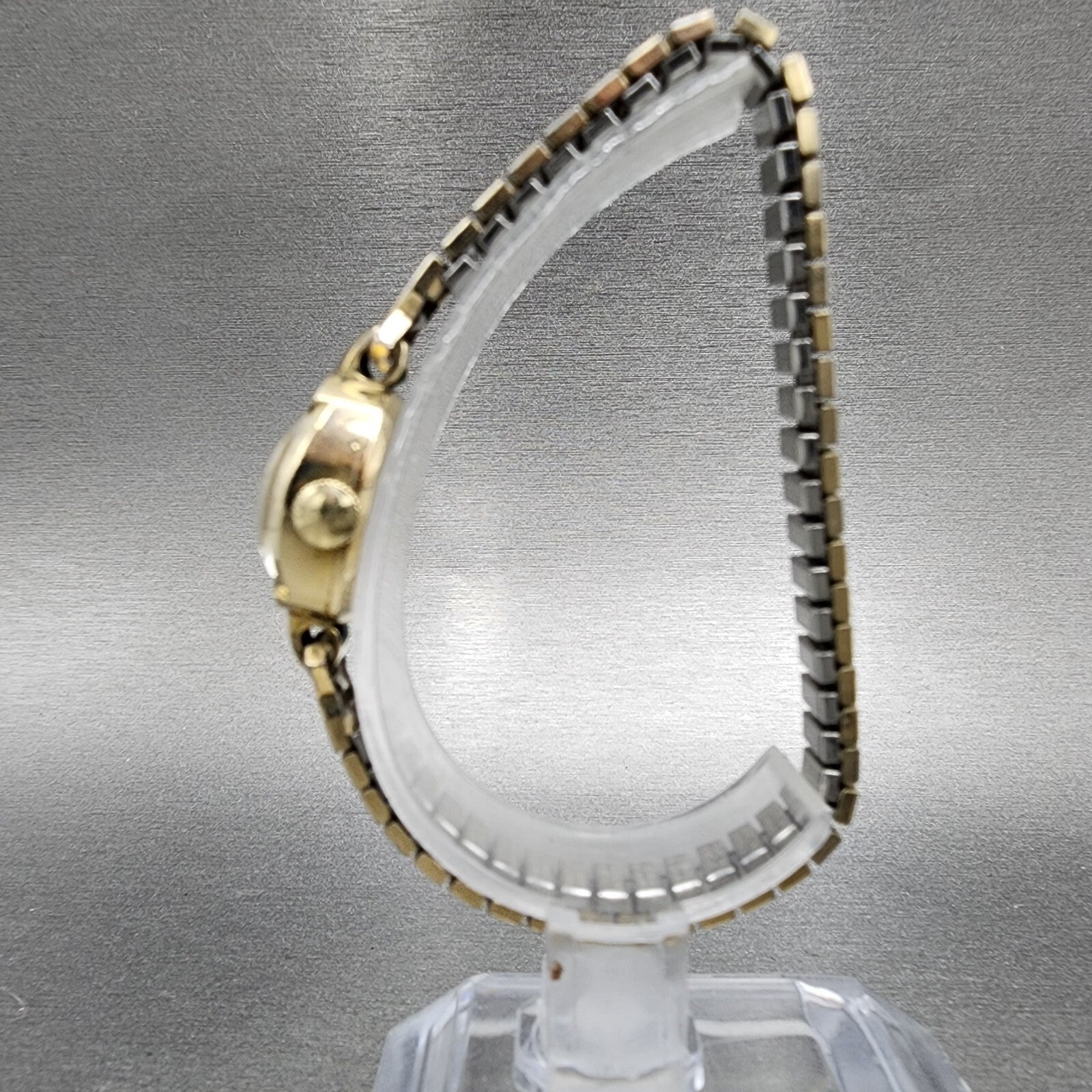 Longines Watch Women 15mm White Dial 10K Gold Filled Oval Cal 14.16 PARTS7