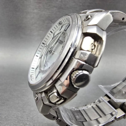 Citizen Eco-Drive Attesa GMT Watch Men 44mm White Dial Titanium Atomic Date READ3