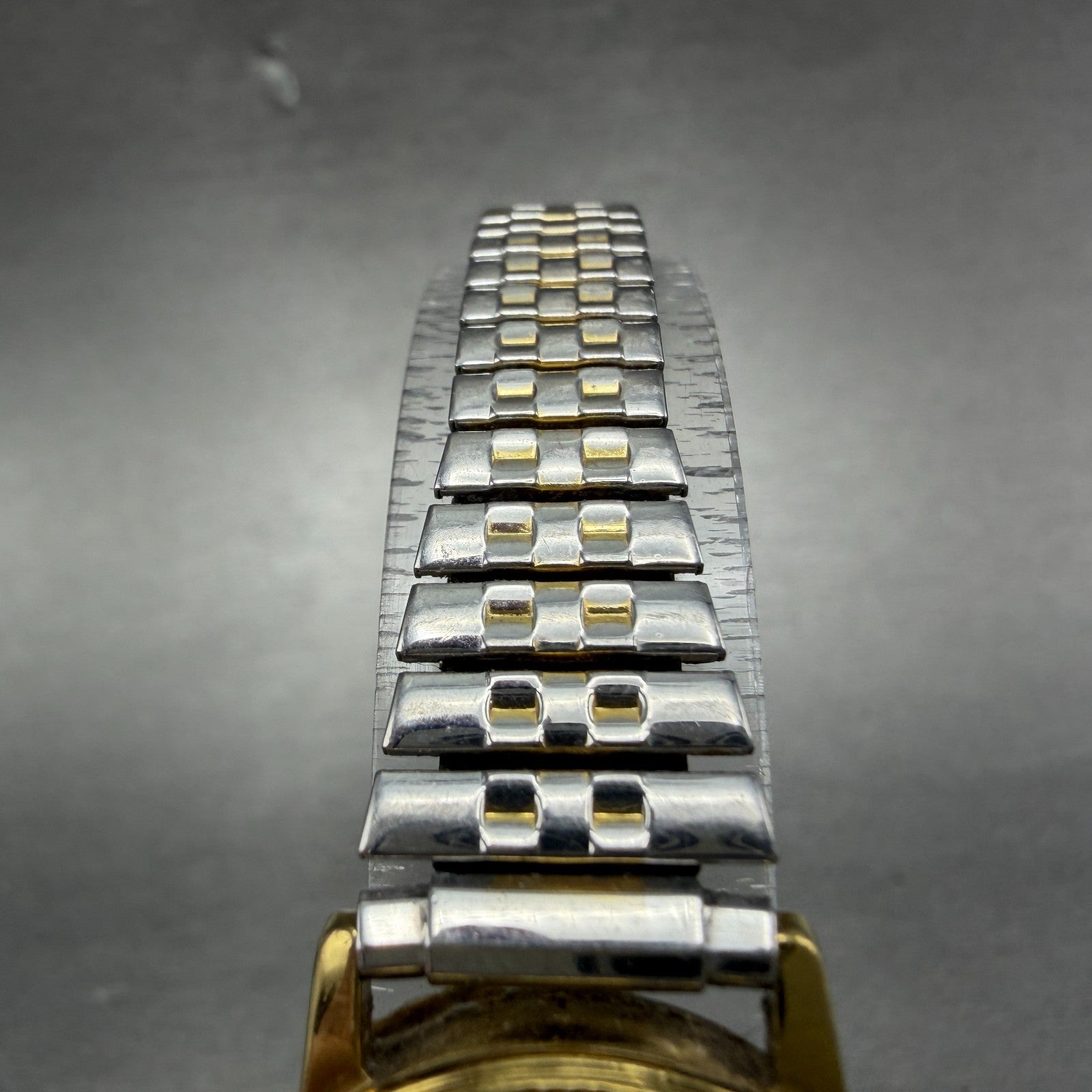 Citizen Watch Women 24mm Black Dial Gold Tone Date 1012-K13131 New Battery VTG4