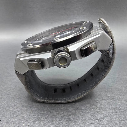 TW Steel CEO Tech David Coulthard Watch Men 50mm Black Dial Steel Date READ!!!3