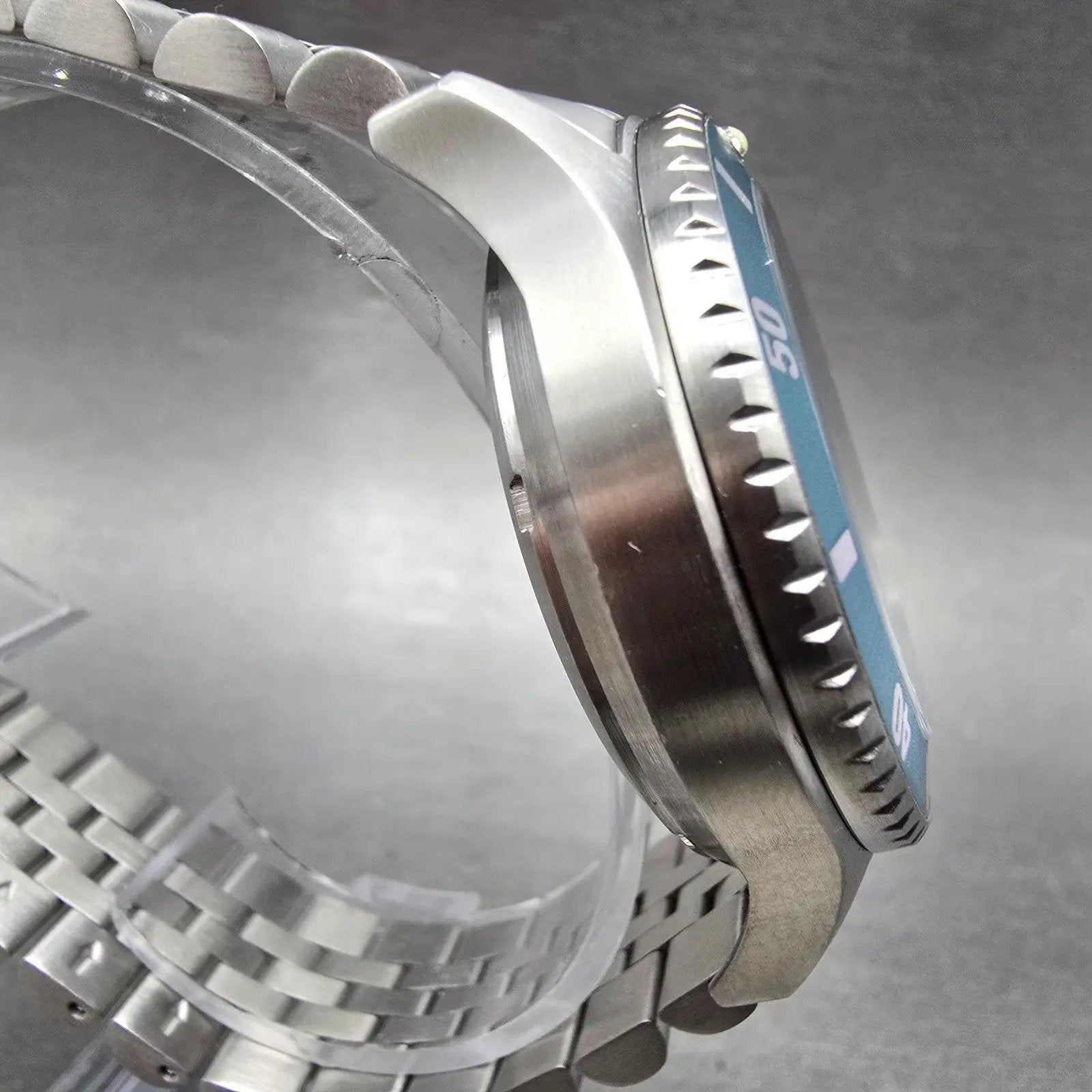 Jacques Monnat Antilles Blue Dive Watch Men 41mm Blue Dial Steel Automatic Runs3