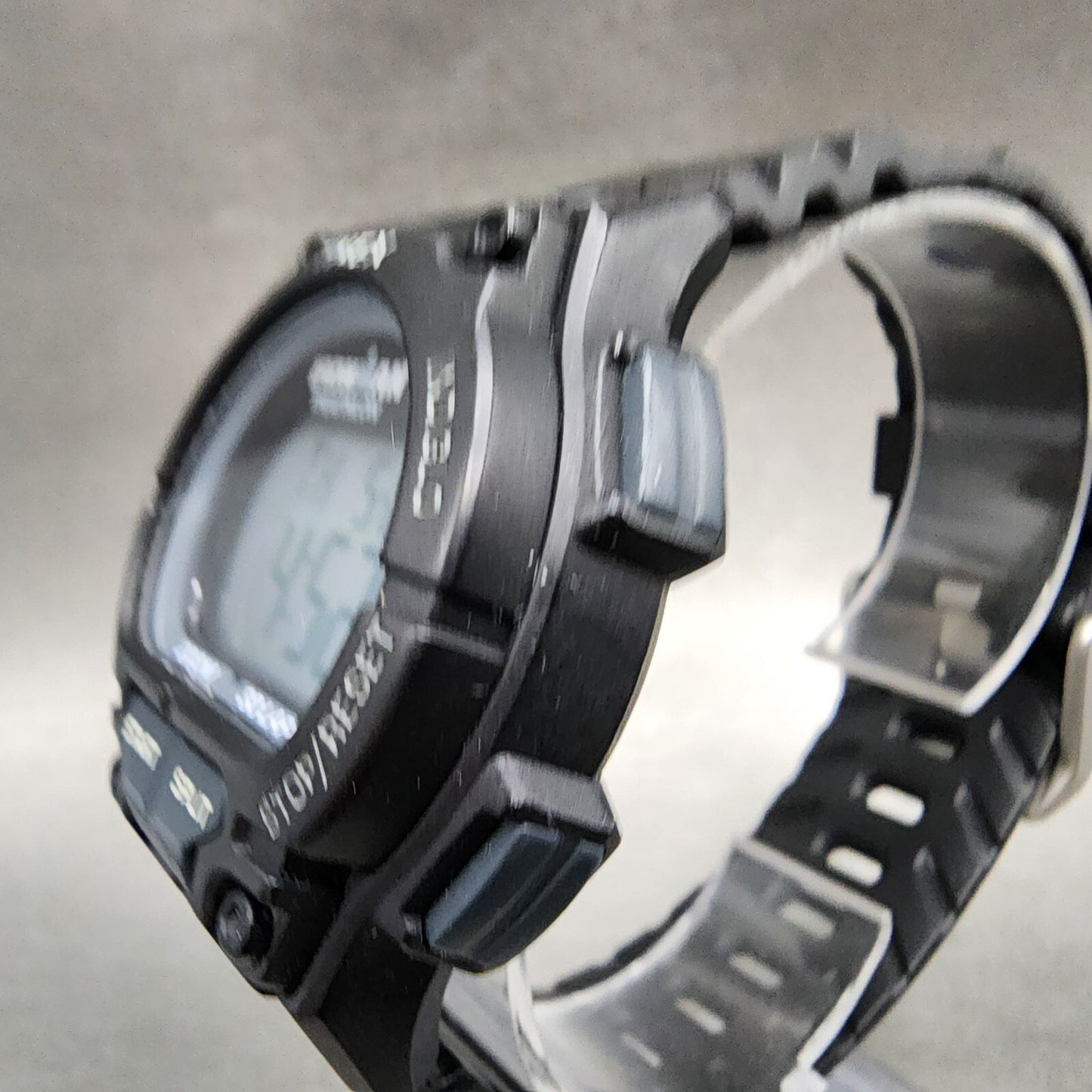 Timex Ironman Watch Men 42mm Digital Black Tone Alarm Chronograph Round New batt