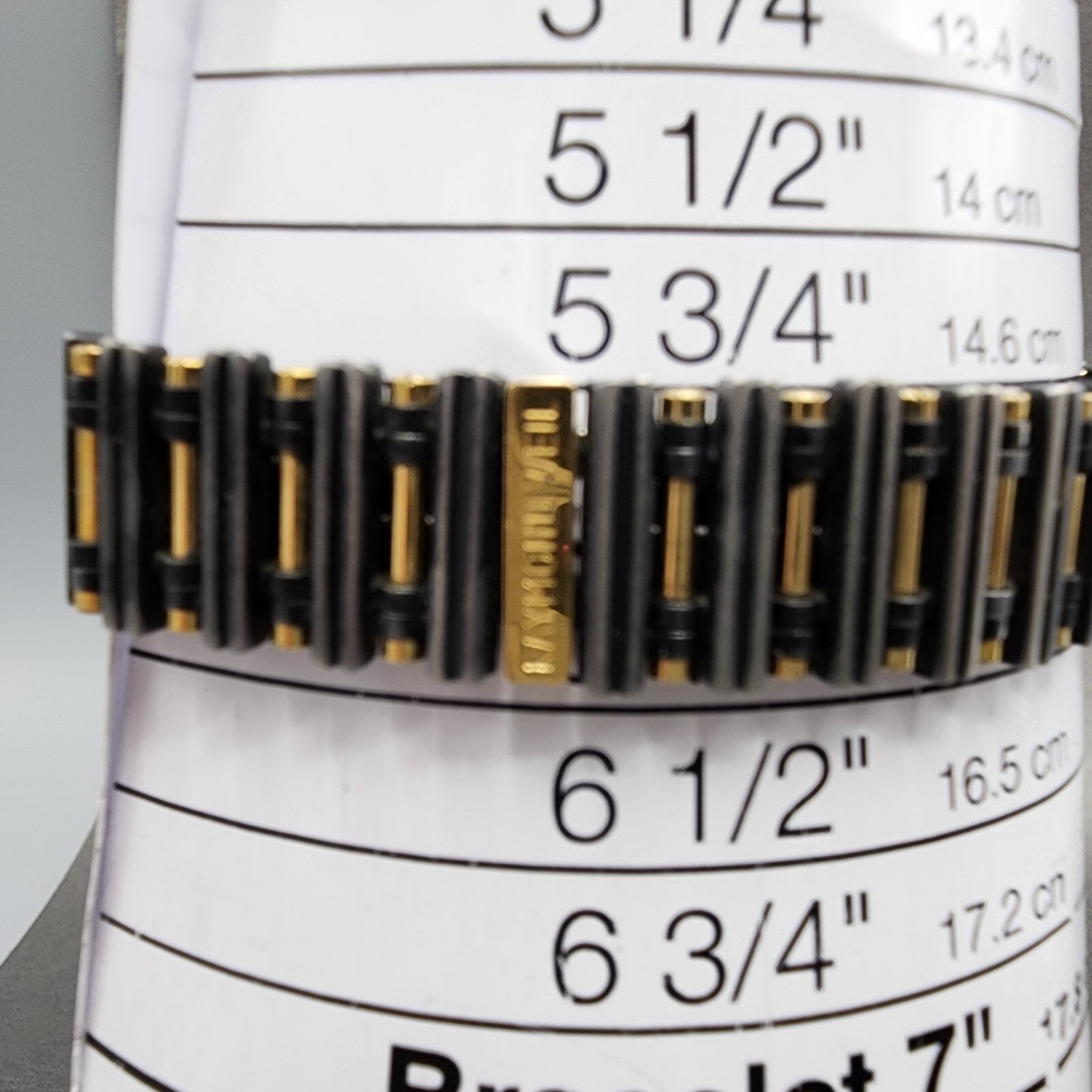 VTG Raymond Weil Watch Women 24mm Black Dial Black Gold Tone Round New Battery10