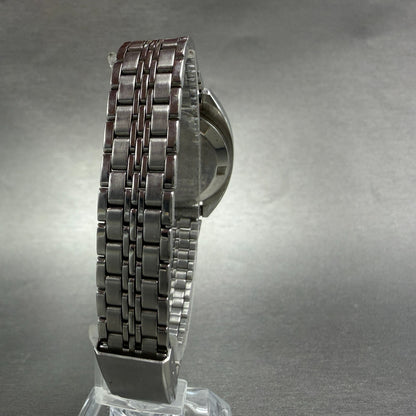 Citizen Automatic Watch Women 26mm Green Dial Silver Tone Date 4-690834 Runs8