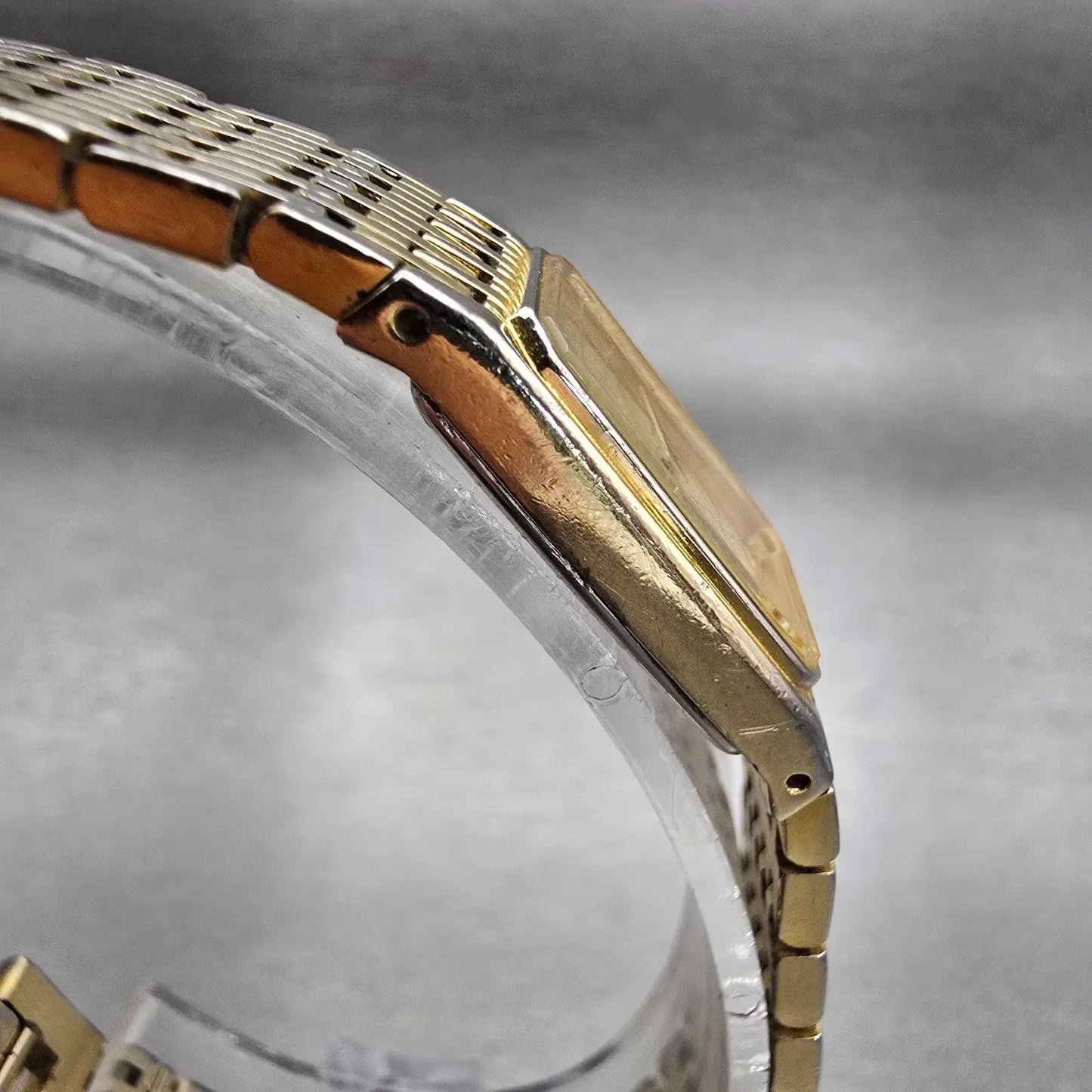 Citizen Elegance Tank Watch Women 14mm Champagne Dial Gold 5421-S26232 New Batt3
