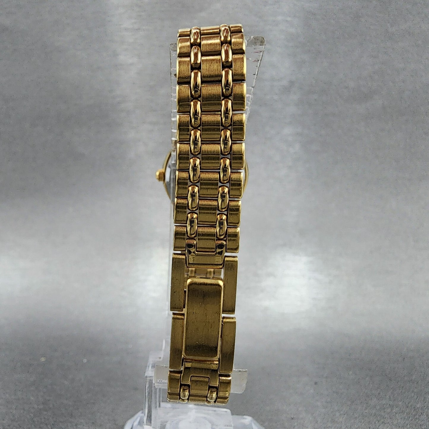 Citizen CQ Watch Women 20mm Black Dial Gold Tone Round 3220K02791 New Battery6