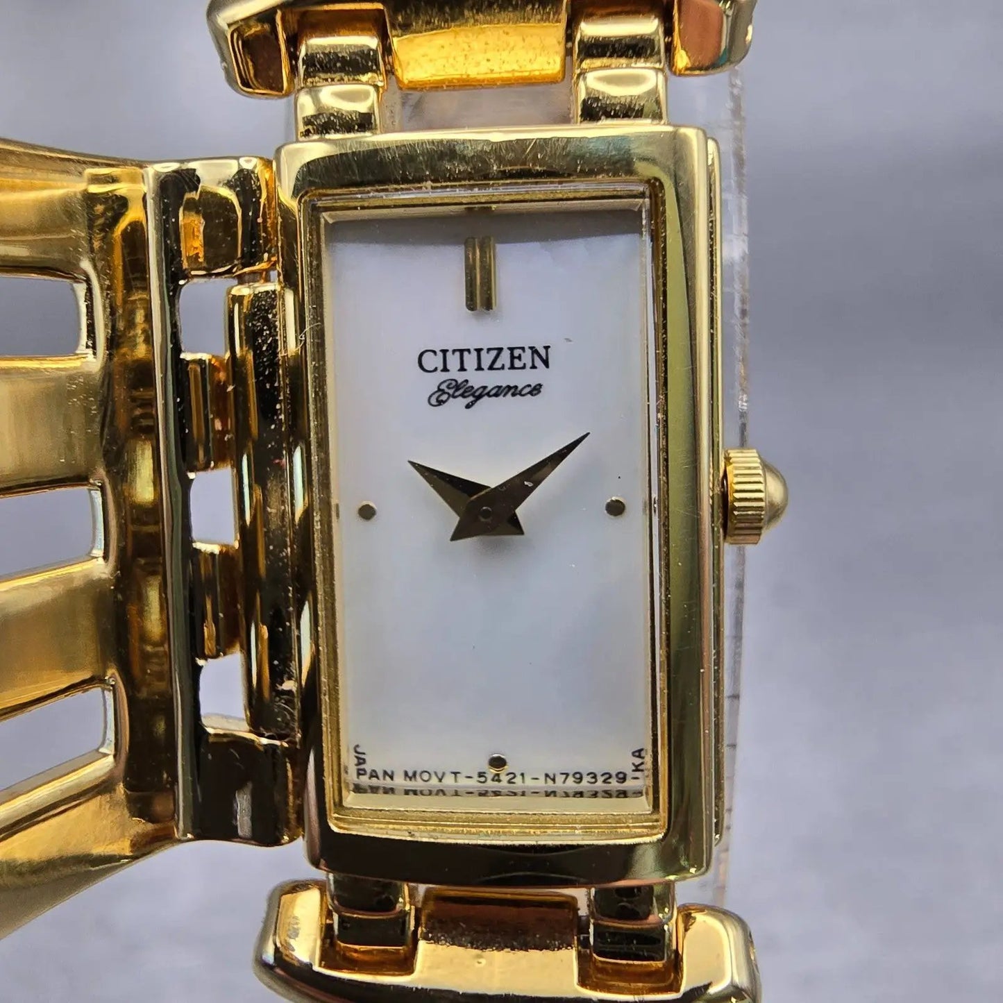 Citizen Elegance Watch Women 14mm MOP Dial Gold Tone 8421-S68971 New Battery1