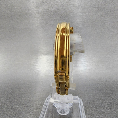 Givenchy Tank Watch Women 17mm Black Dial Gold Tone Rectangle New Battery7