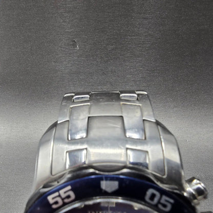 invicta Pro Diver Chronograph Watch Men 48mm Blue Dial Silver Tone 80057 New Bat4