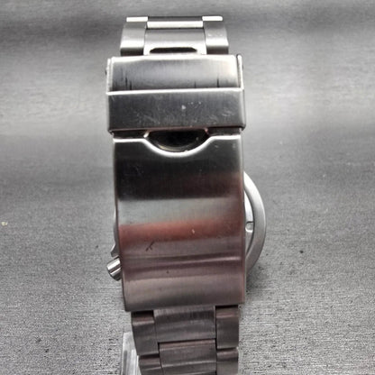 Citizen Eco-Drive Watch Men 44mm Black Dial Two Tone Date E168-S100623 Works7