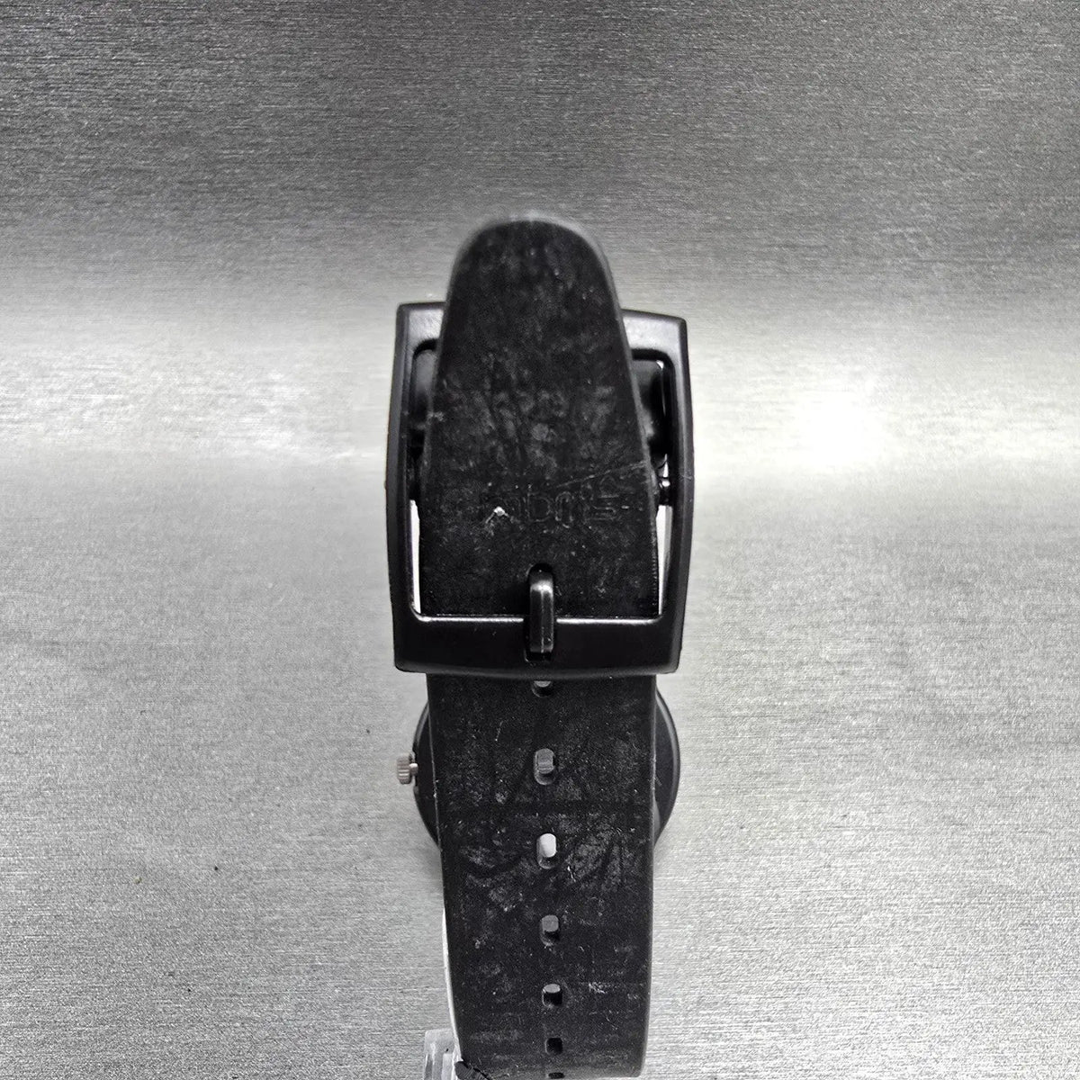 Swatch Big Seven Watch Men 34mm Black Dial Daydate GB730 Round New Battery VTG7