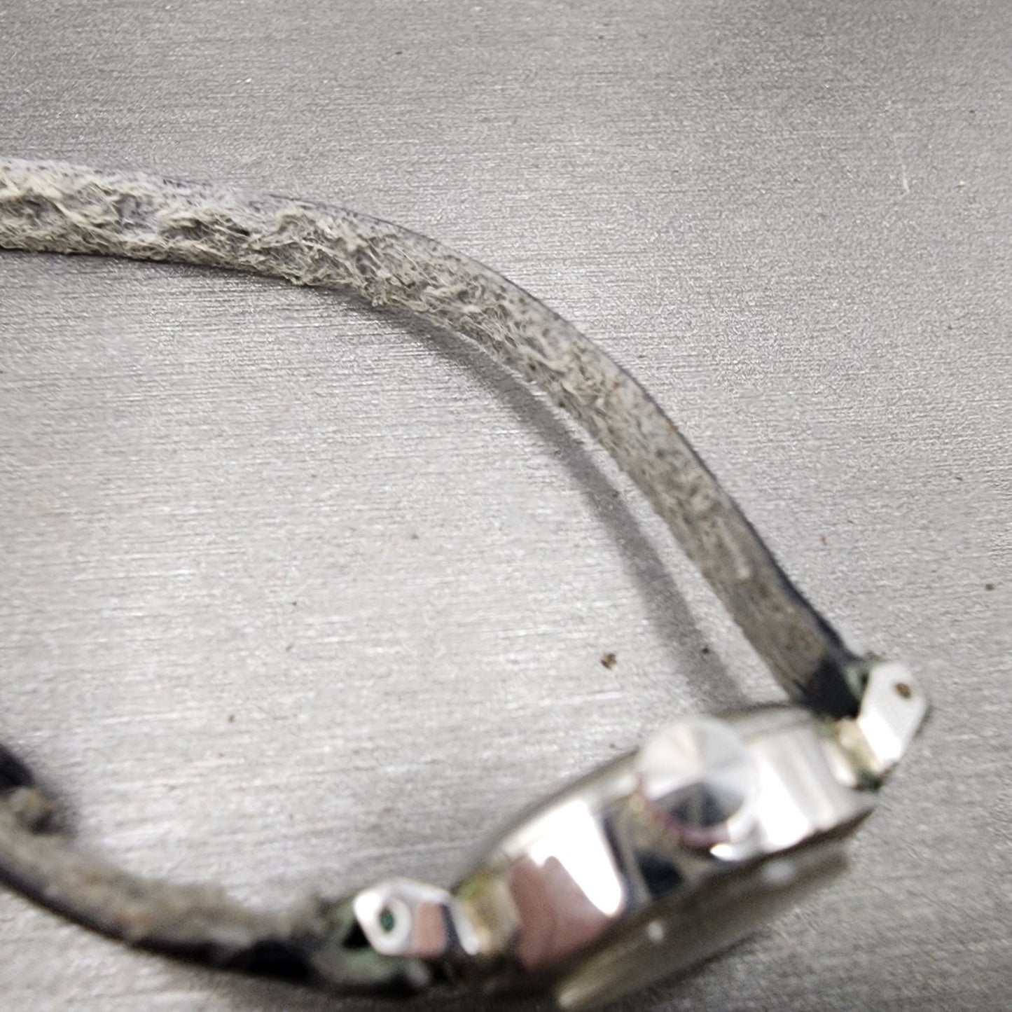 Seiko Solar Watch Women 15mm Silver Dial Silver Tone Manual Oval 100470 Runs12