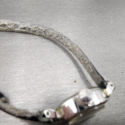 Seiko Solar Watch Women 15mm Silver Dial Silver Tone Manual Oval 100470 Runs12