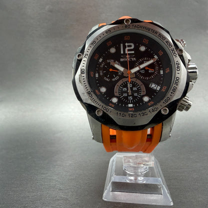 Invicta Speedway Chrono Watch 51mm Black Dial Steel Date Round 20072 New Battery5