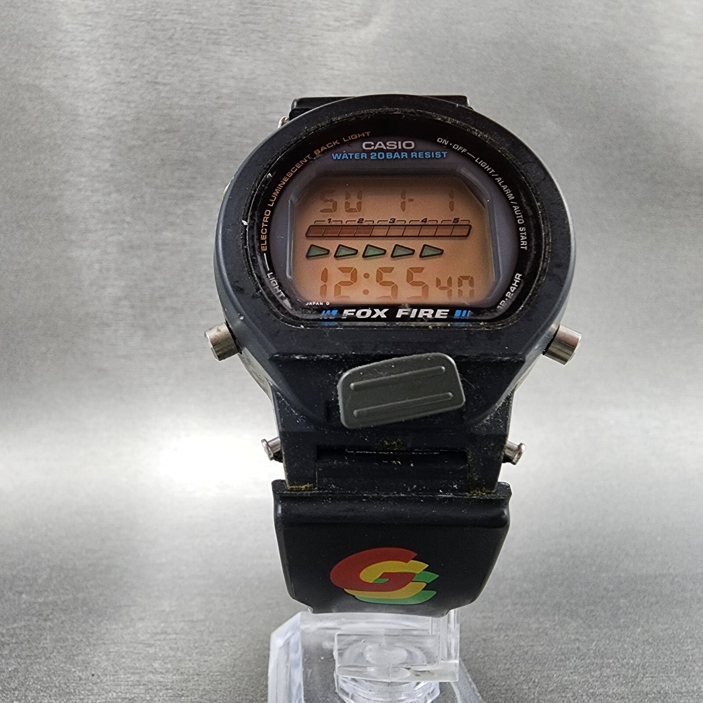 Casio G-Shock DW-6600B Watch Men 40mm Digital Black Tone Alarm Chrono New Batt