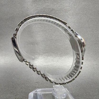 Seiko Solar Watch Women 22mm White Dial Two Tone Round V1150AG0 Runs8