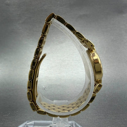 Raymond Weil Watch Women 20mm Gold Dial Gold Plated Round 5806-2 New Battery8