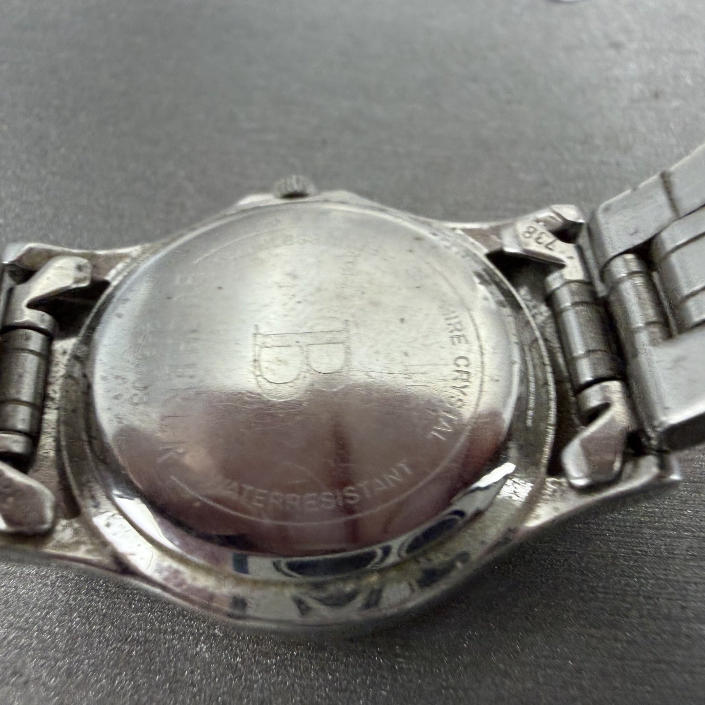 Bucherer Watch Women 26mm Gold Dial Two Tone Date Round 956.903 PARTS10