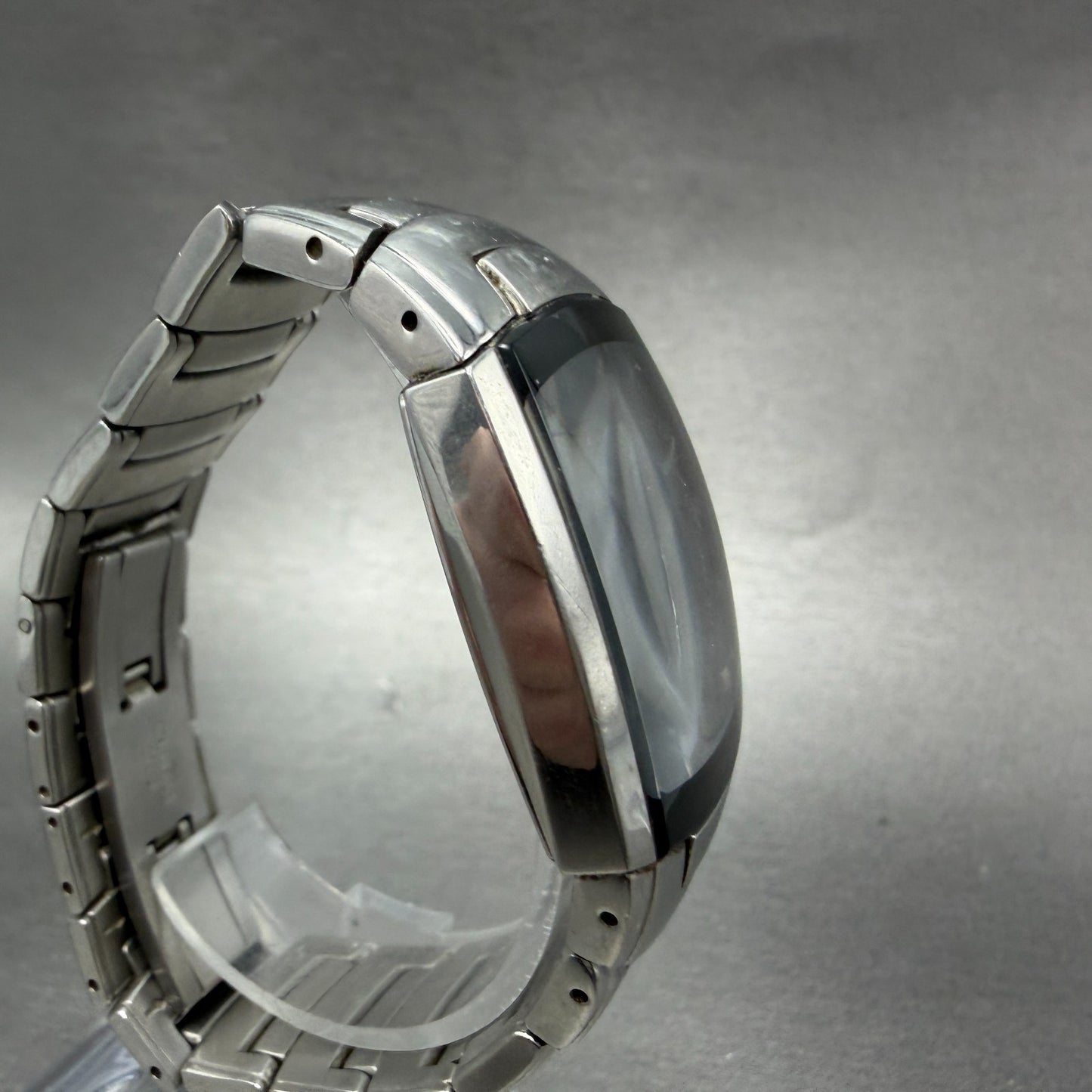 Bulova Tank Watch Men 30mm Black Dial Silver Tone Date 96G46 New Battery3