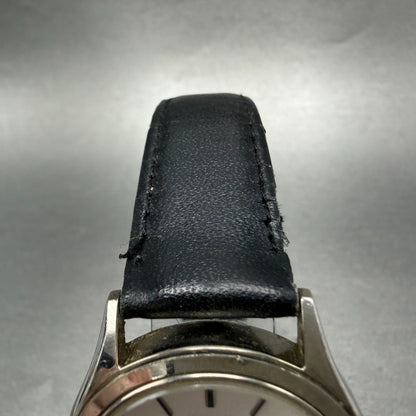 Ricoh Watch Unisex 13mm Silver Dial Silver Tone Round Daydate New Battery4