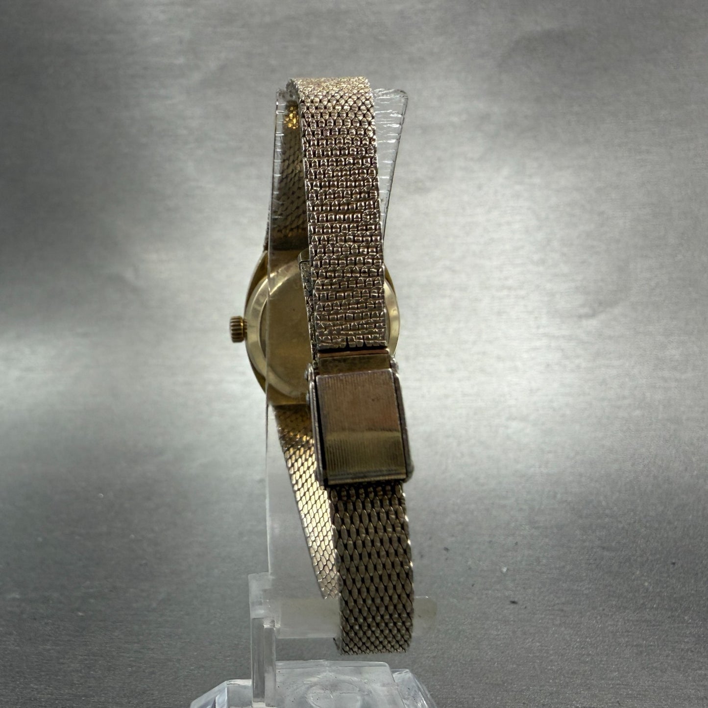 Bulova Accutron Watch Women 23mm Brown Dial Gold Tone Date New Battery Vintage7