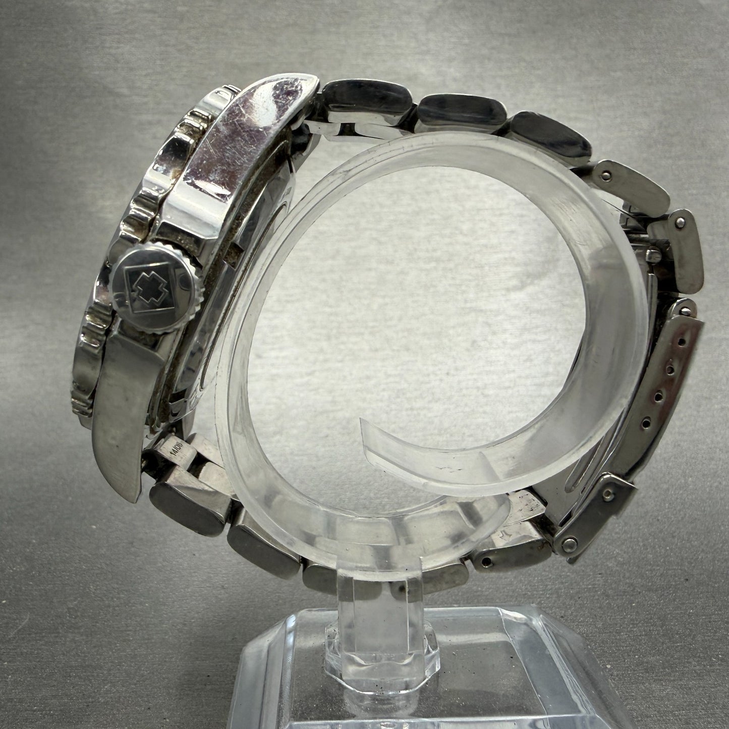 Invicta Automatic Dive Watch Men 45mm MOP Dial Silver Tone Date READ! 17722 Runs6