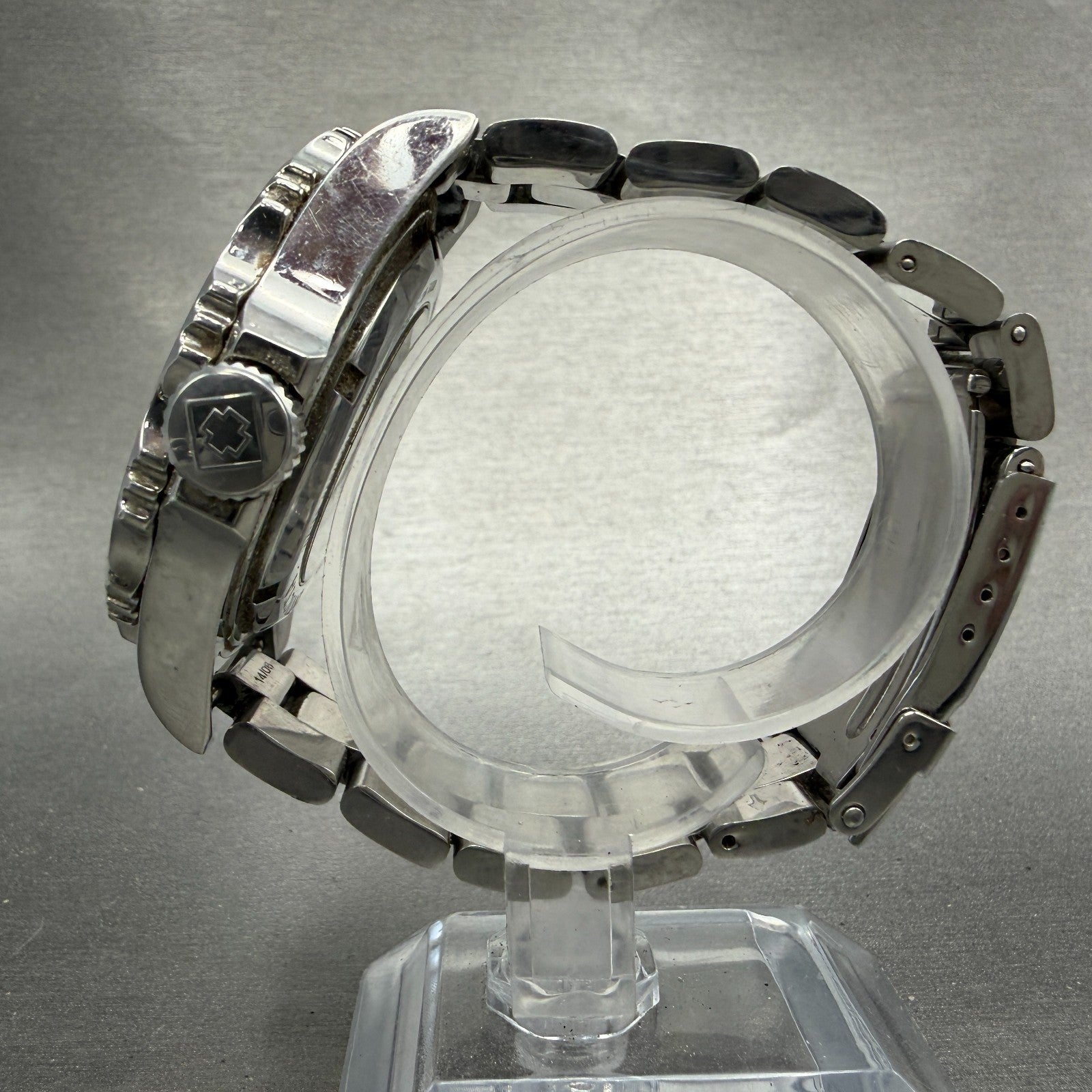 Invicta Automatic Dive Watch Men 45mm MOP Dial Silver Tone Date READ! 17722 Runs6