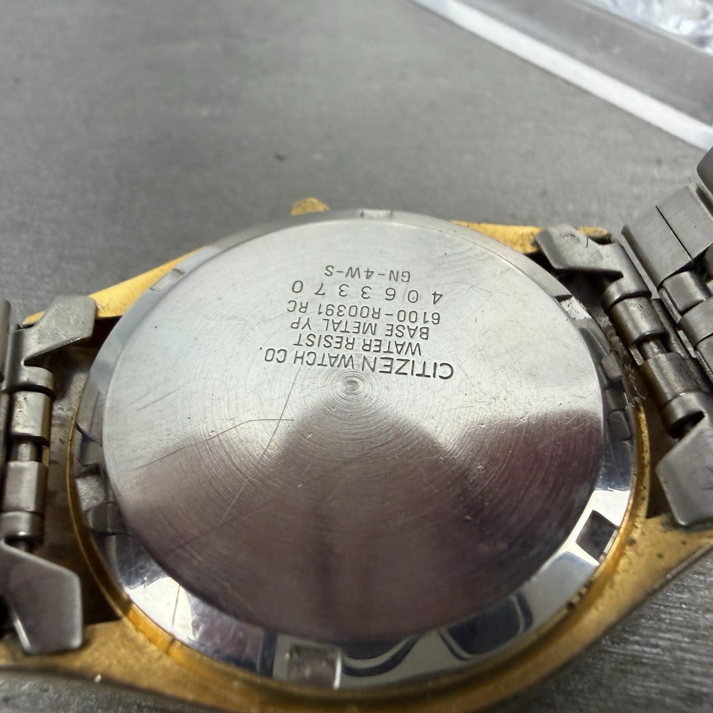 Citizen CQ President Watch Men 35mm Champagne Dial Two Tone Daydate New Battery9