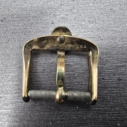 Omega Watch Buckle 13mm Gold Tone Vintage 6